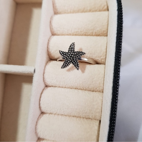 Starfish Ring Sterling Silver 925 - Picture 1 of 2